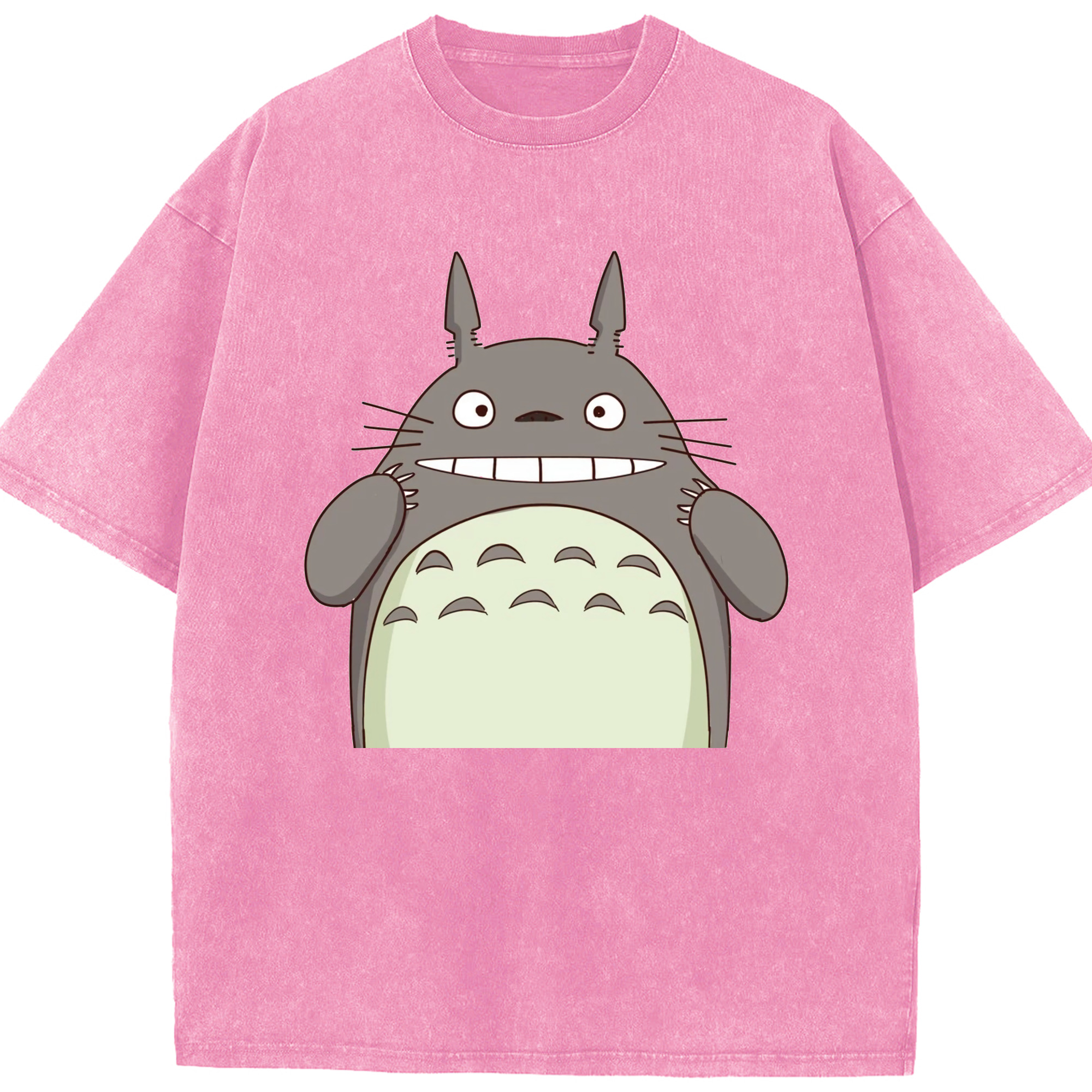 （画像用） となりのトトロ 草壁メイ 草壁サツキ My Neighbor Totoro Satsuki Kusakabe Mei Kusakabe 綿100% ヴィンテージ風 半袖Tシャツ（フロントプリント）